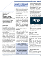 Diabetic Retinopathy: Clinical Findings and Management: Review Article