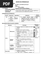 Sesión de Aprendizaj1 Multiplicacion