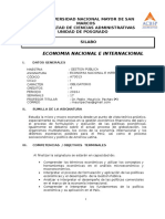 Economia Nacional e Internacional Marzo - 2016