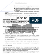 Características Del Libro de Reclamaciones