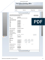 Cement Parameters Calculation