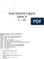 Soal Bahasa Inggris