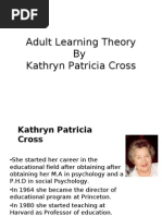 Adult Learning Theory