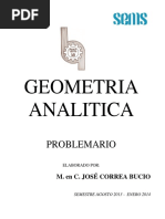 Problemario Geometria Analitica