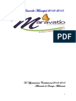 Plan Municipal de Desarrollo Maravatio, Michoacán 2012-2015