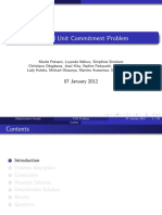 Thermal Unit Commitment Problem: 07 January 2012