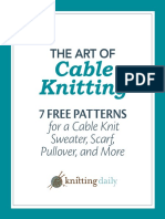 7 Free Cable Knitting Patterns Knitting Daily