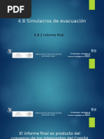 4.8 Simulacros de Evacuación: 4.8.2 Informe Final