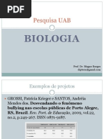 Exemplos de Projetos Biologia