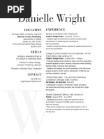 Danielle Wright Resume