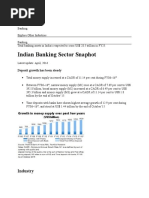 Indian Banking Sector Snaphot: Industry