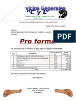 Proforma - Franck - Servicios Generales CyL