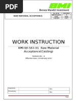 BMI WI 563 01 Raw Material Acceptance