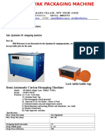 Low Table/table Top Semi Automatic Carton Strapping Machine: Wz-443 GF, Naraina Village, New Delhi - 110028