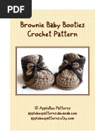 Applebee Patterns - Brownie Baby Booties