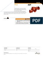 AGS Grooved End Fittings: Warning