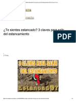 ¿Te Sientes Estancado - 3 Claves para Salir Del Estancamiento - El Cielo en La Tierra