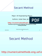 Secant Method