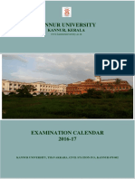 Kannur University Course Details