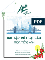 (Alfazi Team) Eng - Bài Tập Viết Lại Câu