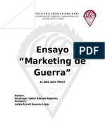 Ensayo La Guerra de Marketing