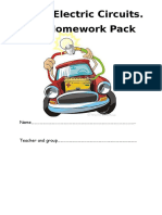 7j1 Electric Circuits HOMEWORK PACK