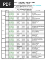 B.E - 2007 Regulations