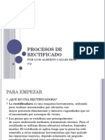 Procesos de Rectificado