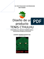 MINI PROYECTO (Sin Costos) Tenis Cthulhu