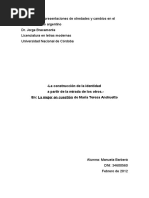 Lectura Sobre Las Novelas La Mujer en Cuestión y Esa Mujer