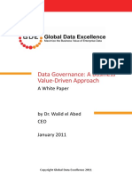 Data Governance A Business Value-Driven Approach