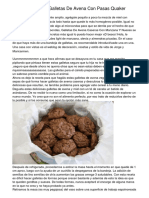 Radiografía de Galletas de Avena Con Pasas Quaker