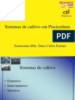 Sistemas de Cultivo em Piscicultura