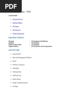 Placement Papers - TCS: Question Pattern