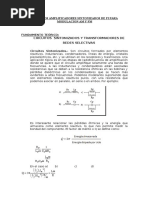 Circuitos Amplificadores Sintonizados de Fi para Modulacion Am y FM