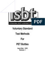 ISBT Bottle Test Methods Manual 0604