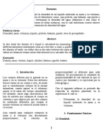 Densidad Del Agua Informe Lab Calor Onda Final