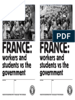 France Workers and Students Vs Gov SWP