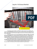 110 Cleaning The 110 Exhaust Manifold