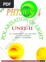 Polarization of Light by Mr. Charis