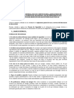 Reglamento General de Uso y Servicio Del Laboratorio de Electricidad