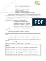 3ºESO FyQ - MOL - Numero de Avogadro - Reacciones Quimicas