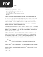 Soal Matematika Keuangan