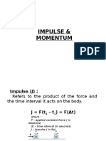 02 Momentum, Impulse and Collision