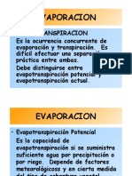 Evapotranspiración UC