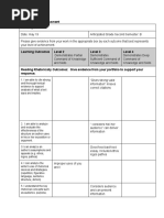 Blankselfassessmentactivity2 Giannimcgowan