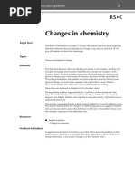 Changes in Chemistry: Chemical Misconceptions 21