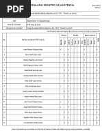 Formato para Gratuidad de Implementos