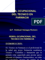 Perfil Del Técnico en Farmacia