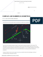 Complex Line Numbers in Isometrics - Process Design, From The Outside